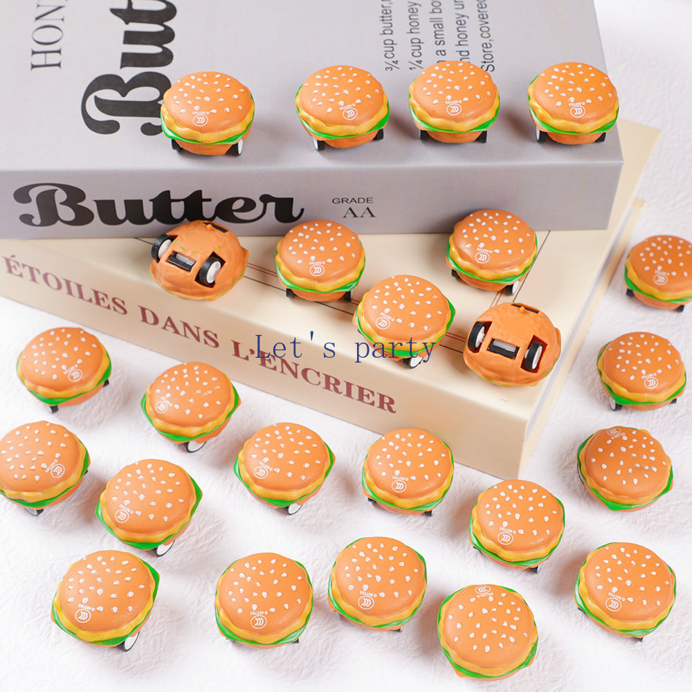 Baby 1 Year Food - 15Pcs Mini Cute 3D Burger Pull