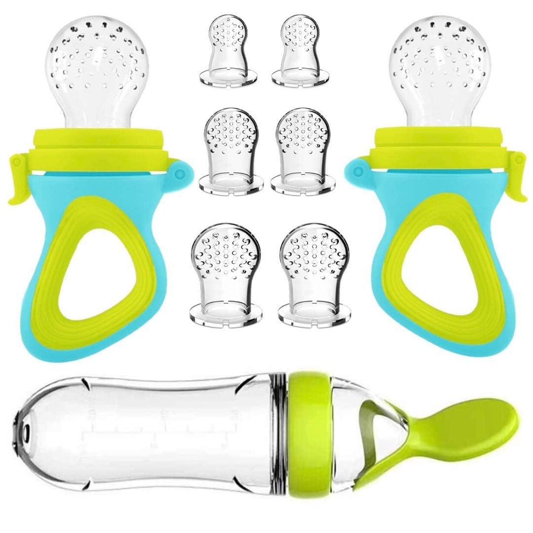 Baby Food Diet - Squeezing Feeding Bottle Cup Silicone Newborn