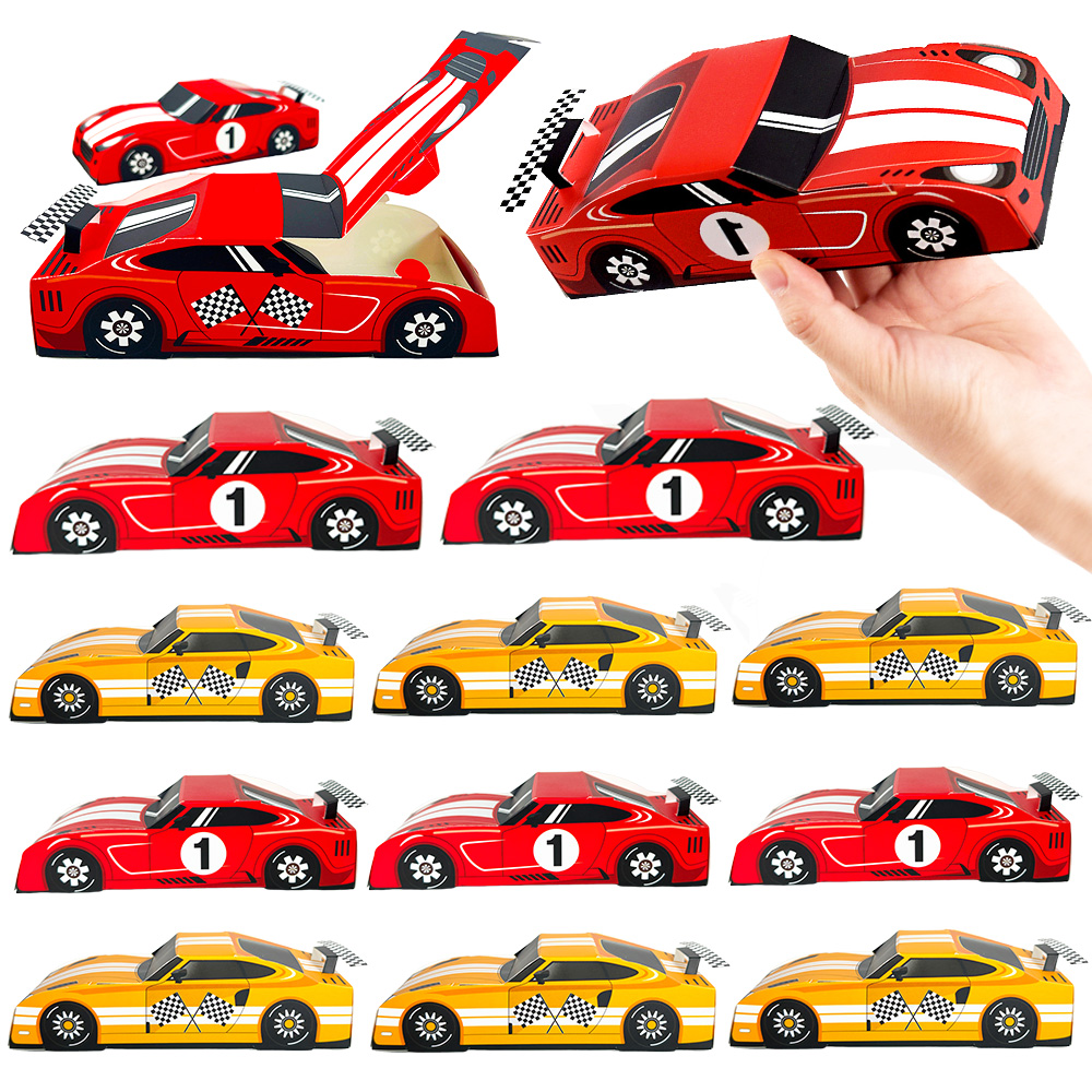 Baby 1 Year Food - 10/20/30pcs Racing Car Theme Gift Box