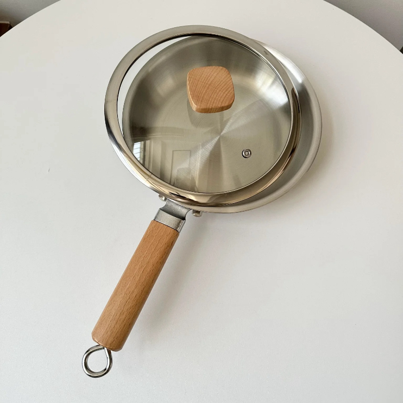 Baby Food Healthy - 304 Stainless Steel Non-Stick Frying Pan