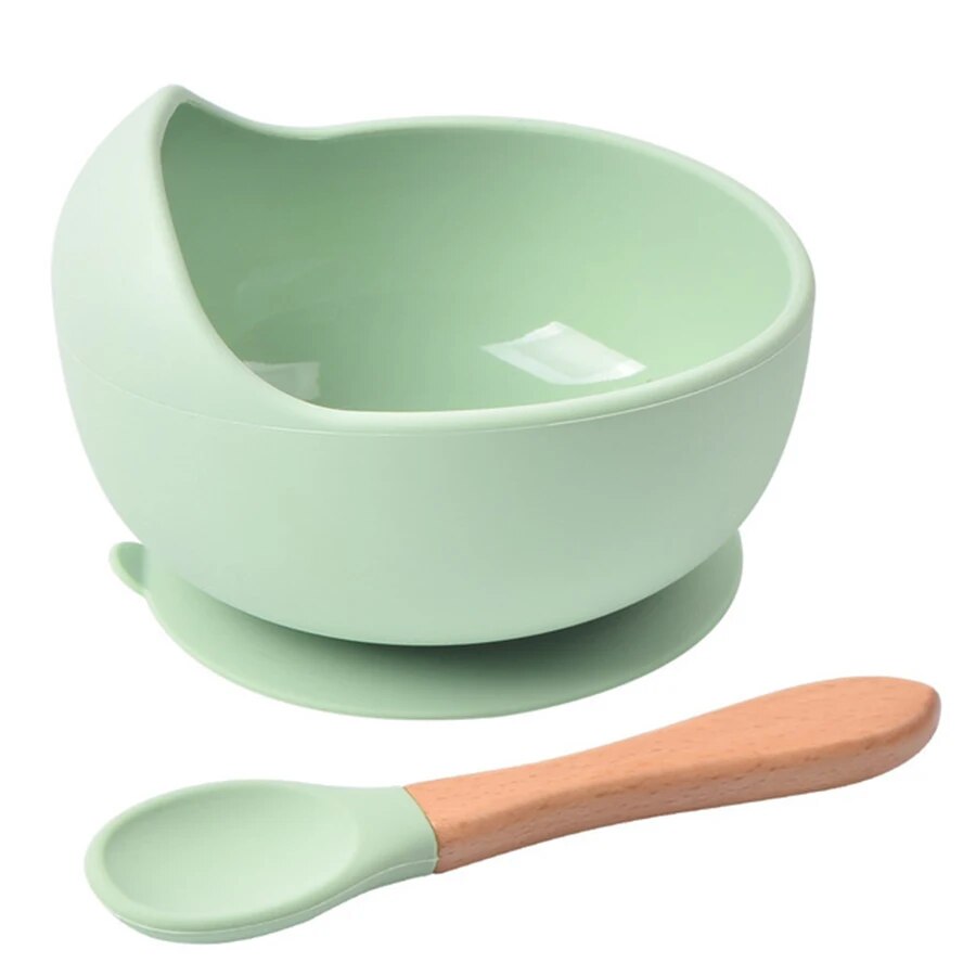 Baby Food Diet - High Quality Spill-Proof Silicone Feeding Bowl