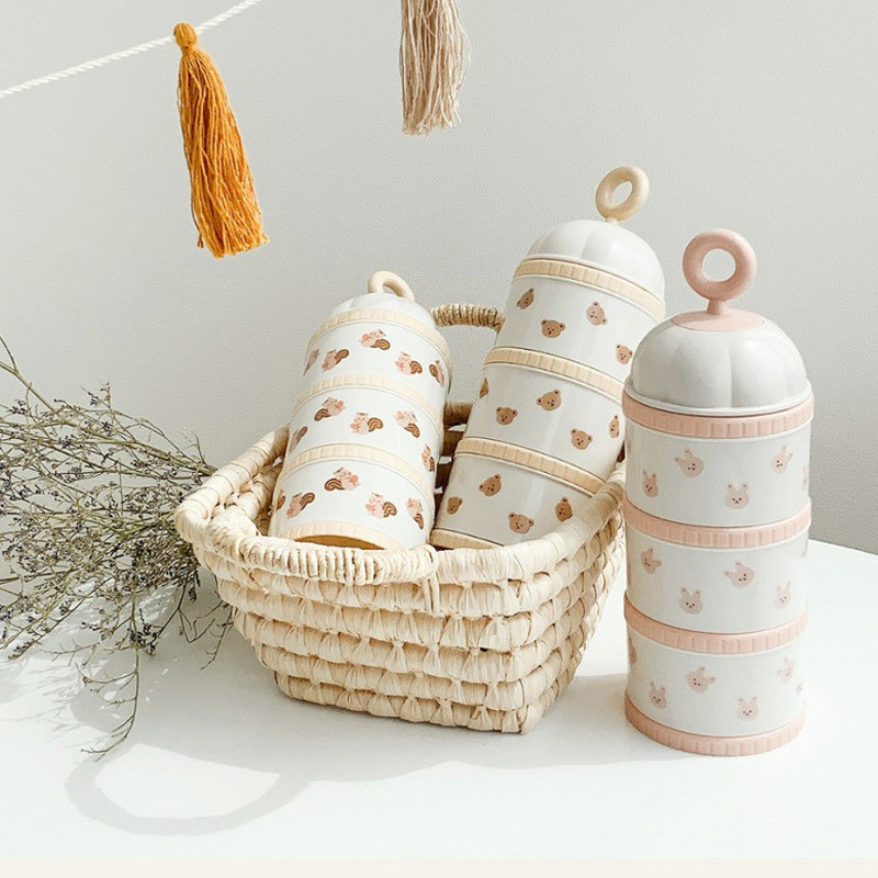 Baby Food Diet - Cute Bear Milk Powder Box Baby