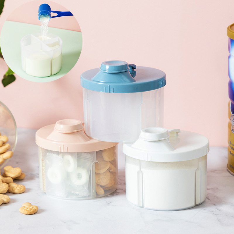 Baby Food Essentials - 4 Grid Portable Baby Food Storage