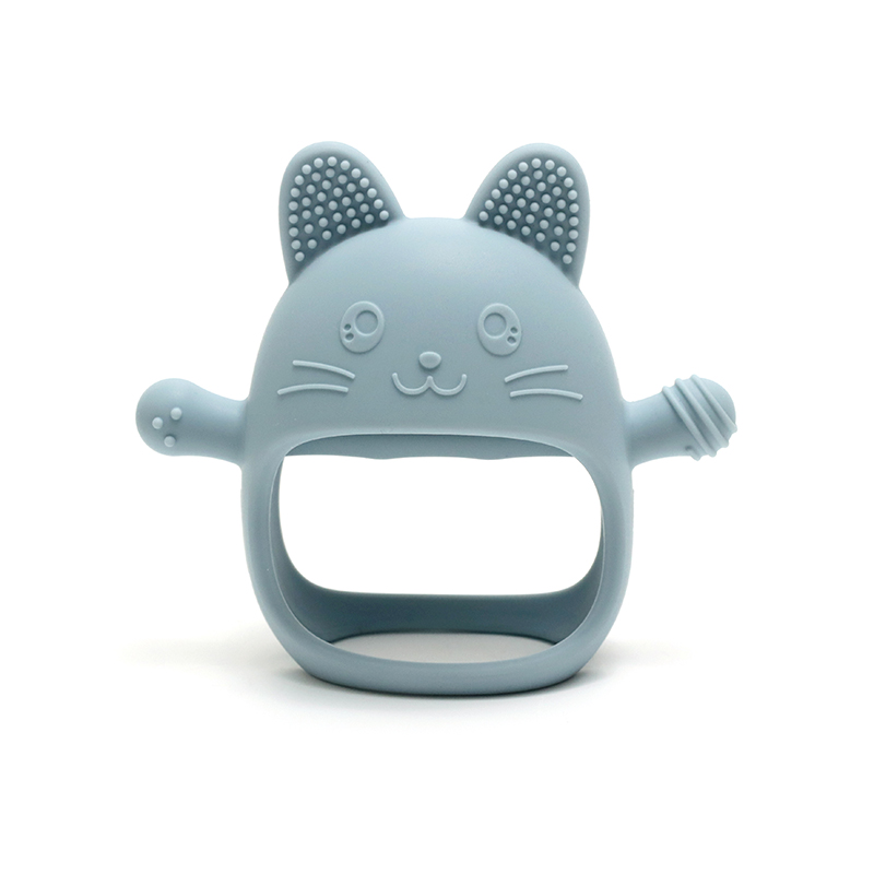 Baby 1 Year Food - Baby Teething Mittens - Food-Grade Silicone