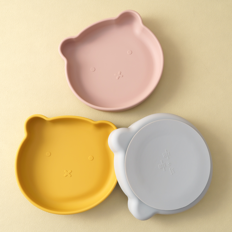 Baby Food Quantity - 1PC Silicone Baby Dishes Suction Dining