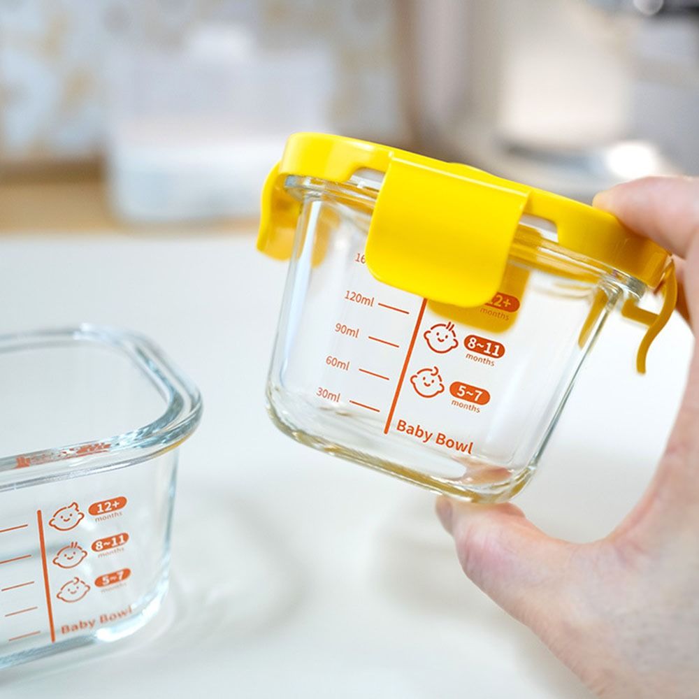 Baby Food Glass Jar - New 170ml Food Storage Box Frozen
