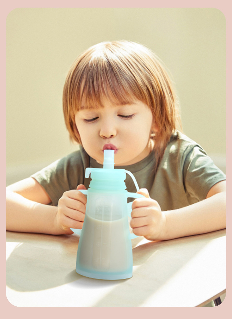 Baby Food Diet - New Reusable Silicone Breast Milk Storage