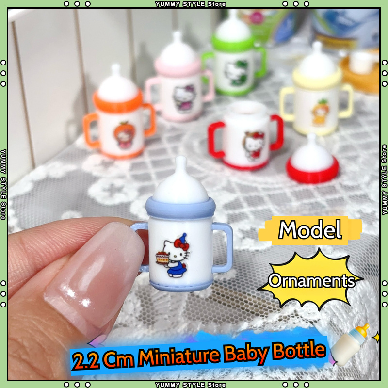 Baby 1 Year Food - 2.2cm Miniature Simulation Miniature Baby Bottle