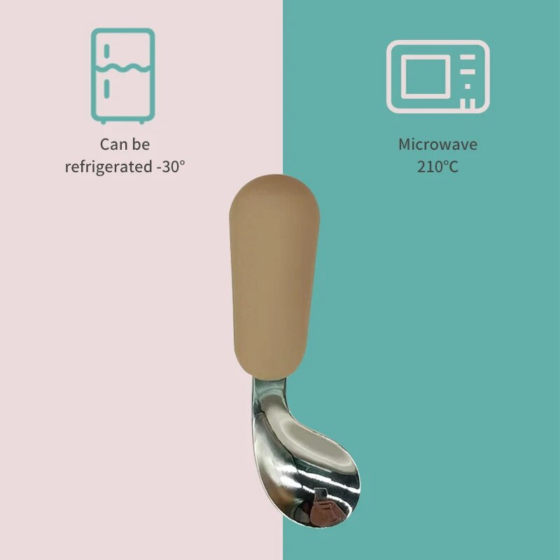 Baby Spoon Fork Set 316 Stainl - Baby Food Diet recension och pris