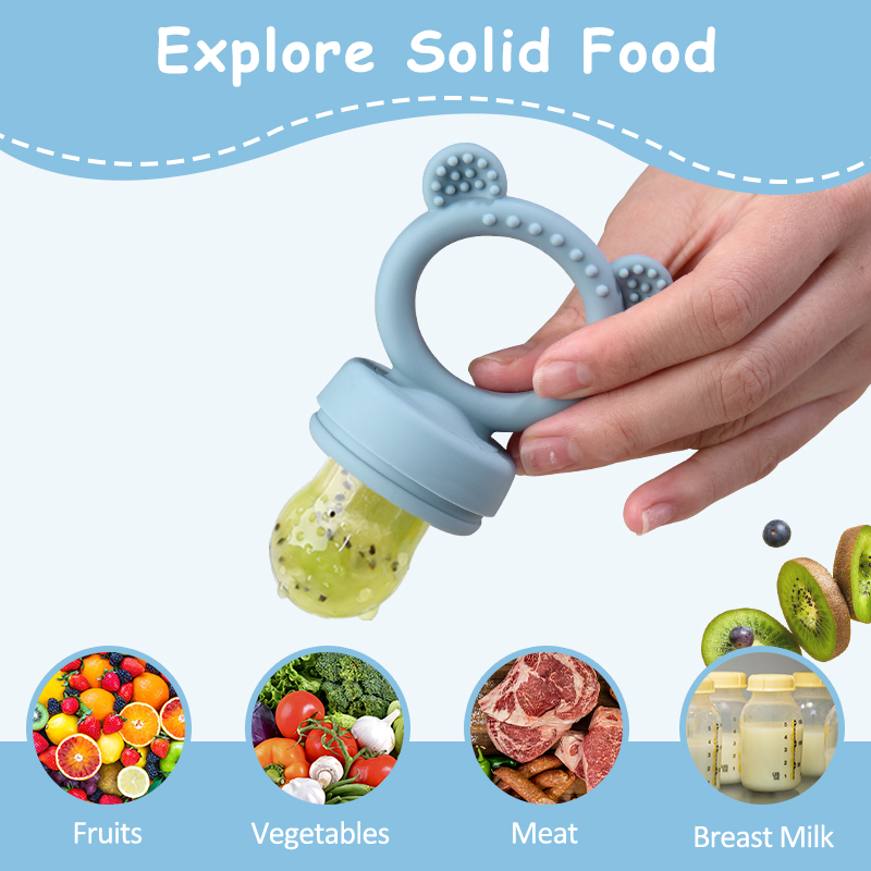 Silicone Bear Shaped Baby Frui - Baby Food Healthy recension och pris