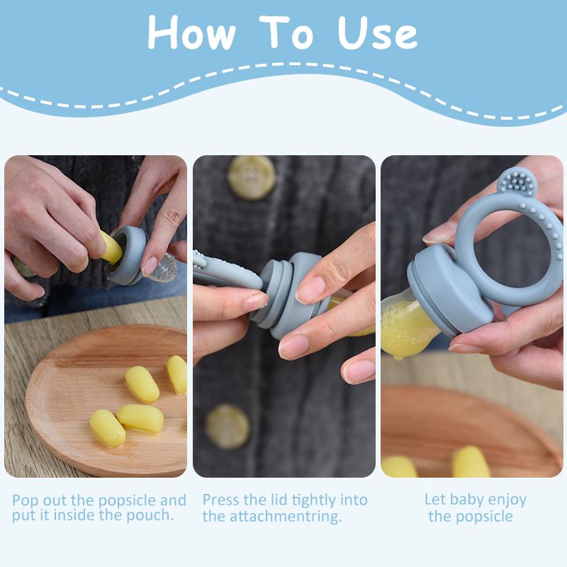 Silicone Bear Shaped Baby Frui - Baby Food Healthy recension och pris