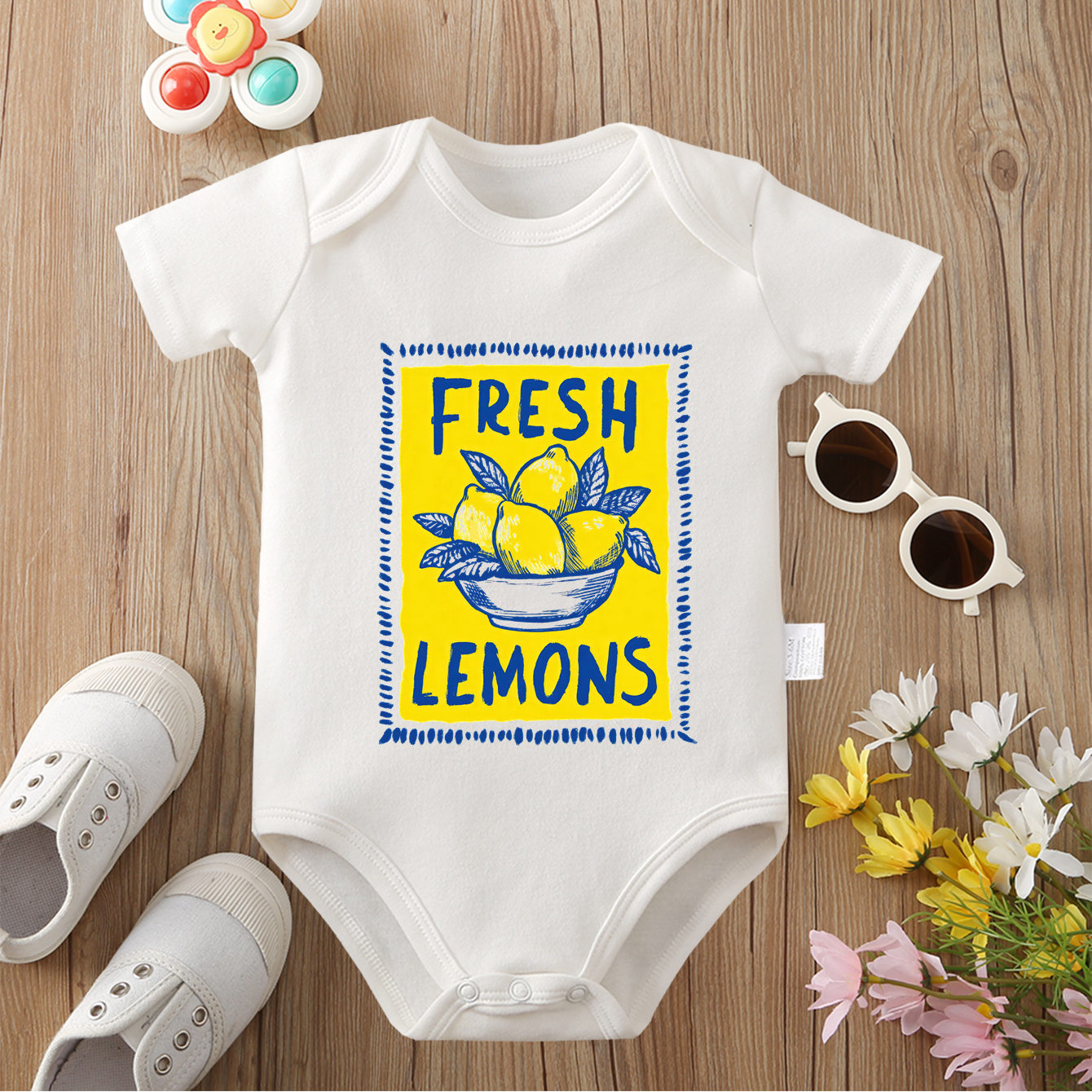 100% Cotton Onesie Summer Food - Baby Food Intake recension och pris