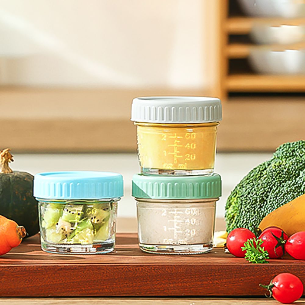 6pcs Mason Jar Glass Baby Food - Baby Food Glass Jar recension och pris