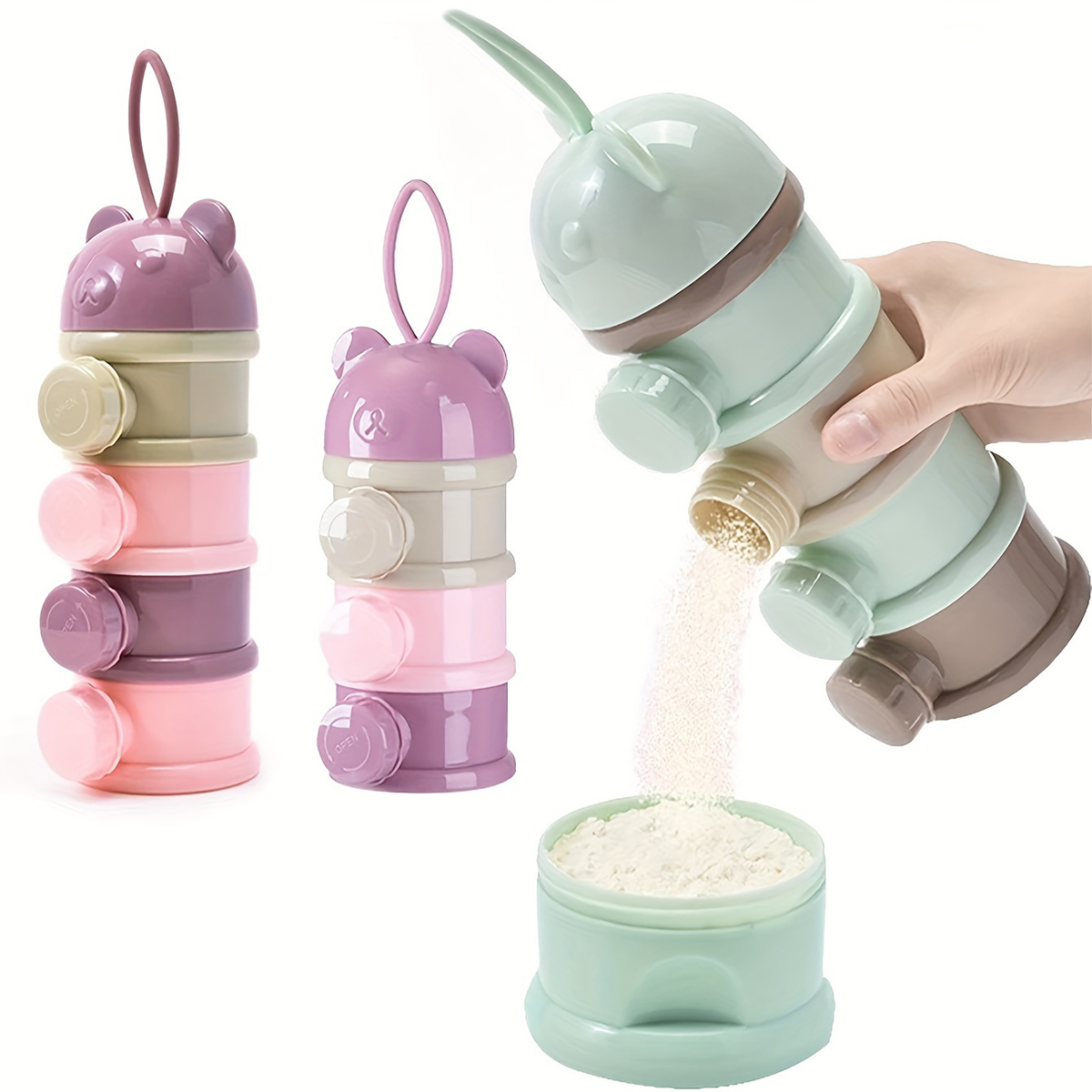 Large Capacity Baby Milk Powde - Baby Food Glass Jar recension och pris