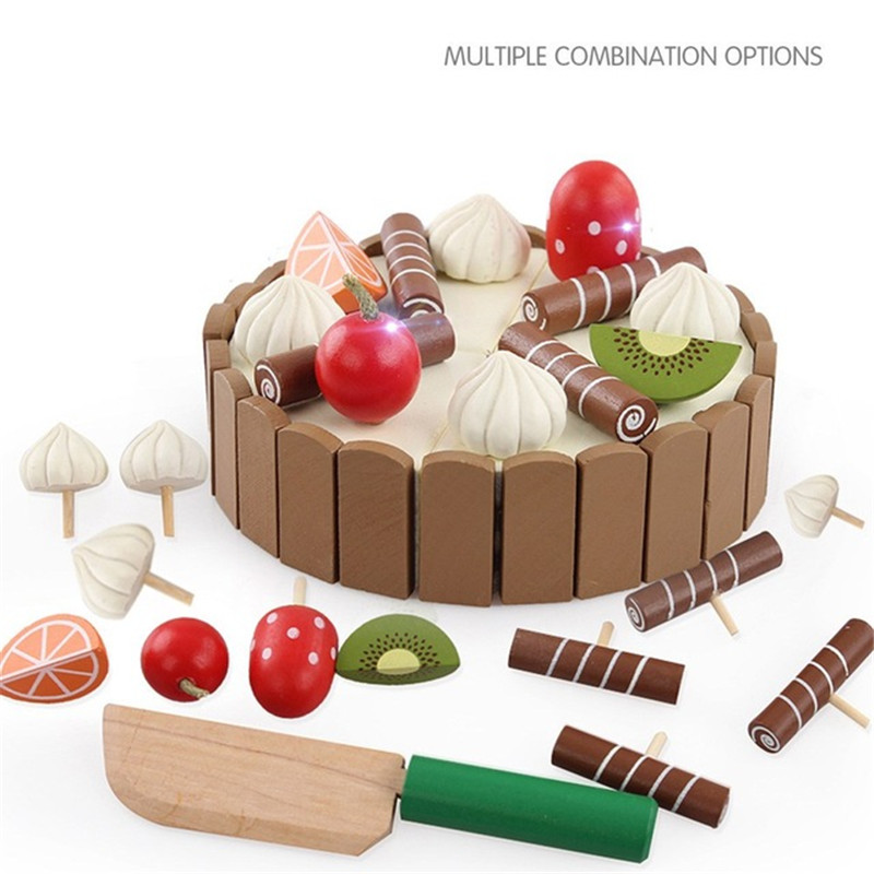 Wooden Children Kitchen Toys P - Baby Food Quantity recension och pris
