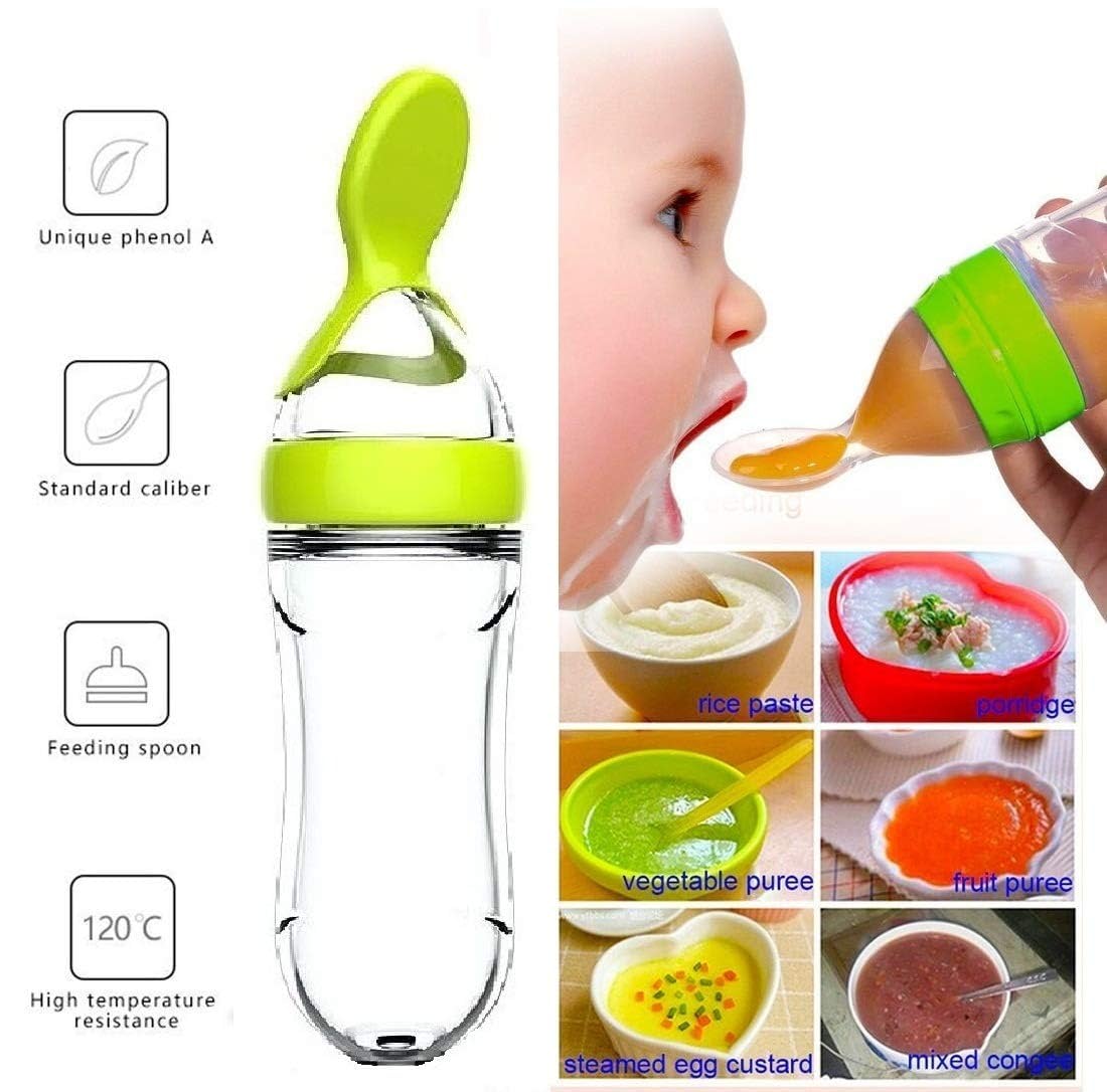 Squeezing Feeding Bottle Cup S - Baby Food Diet recension och pris