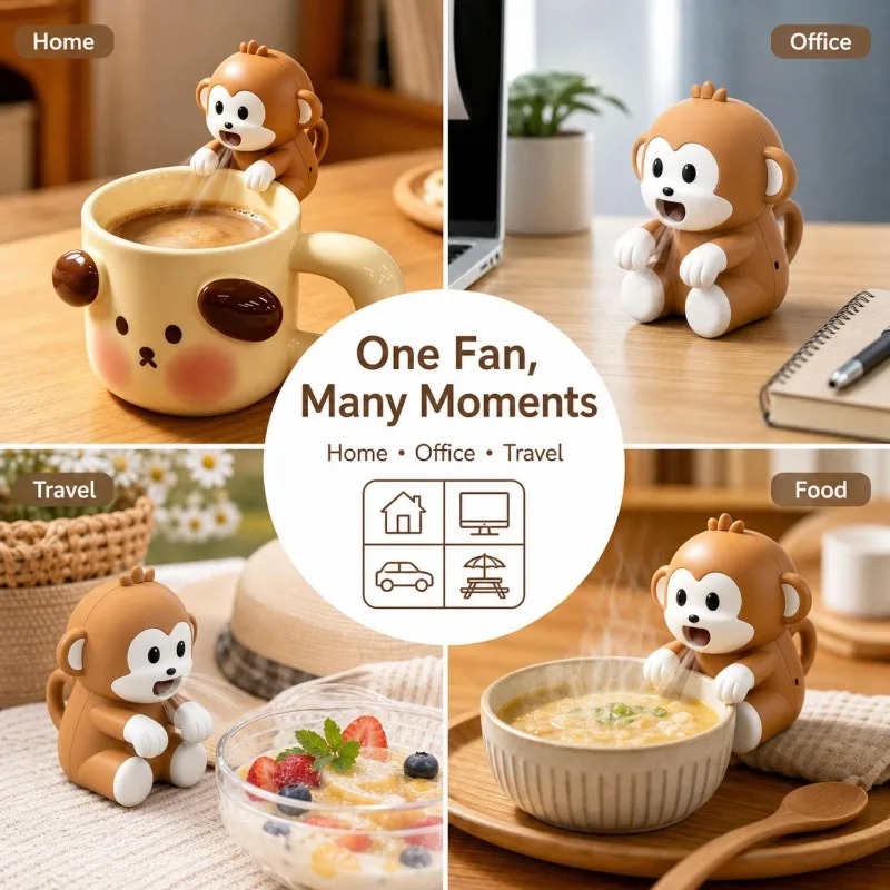 Portable Monkey Shaped Food Co - Baby 1 Year Food recension och pris