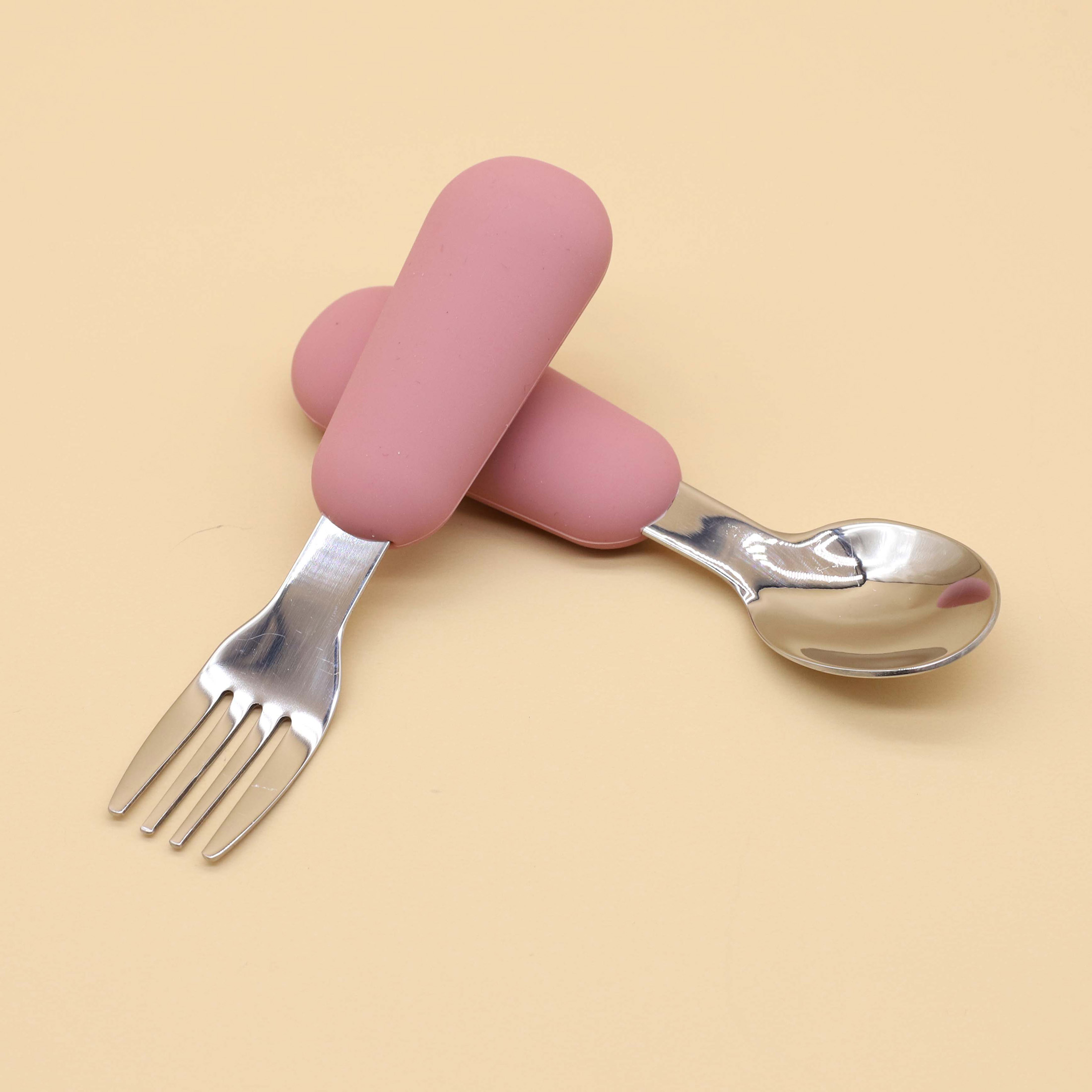 Silicone stainless steel spoon - Baby Food Diet recension och pris