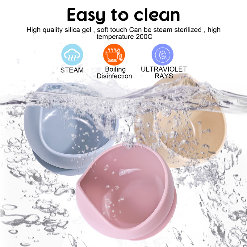 2PC Silicone Sucker Bowl Feedi - Baby Food Quantity recension och pris