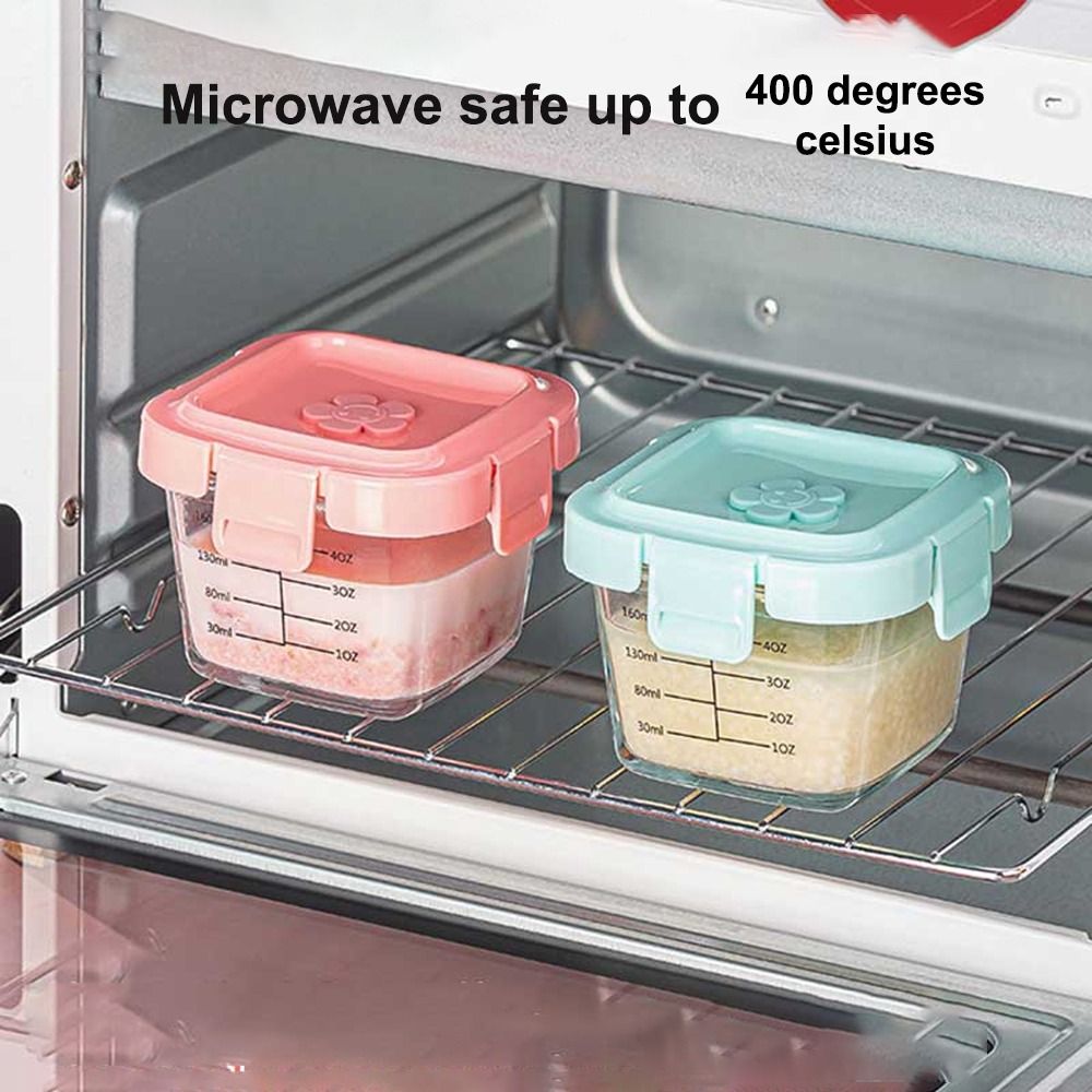 Glass Food Storage Box New 170 - Baby Food Glass Jar recension och pris