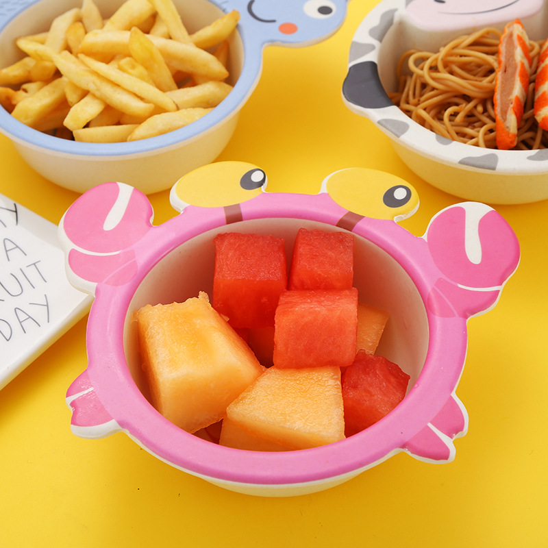 Cartoon Baby Feeding Bowl Bamb - Baby Food Healthy recension och pris