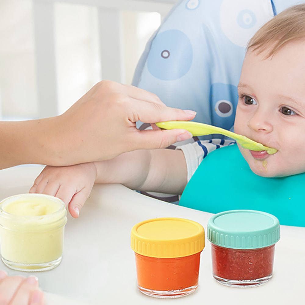 6pcs Glass Baby Food Jar Reusa - Baby Food Glass Jar recension och pris