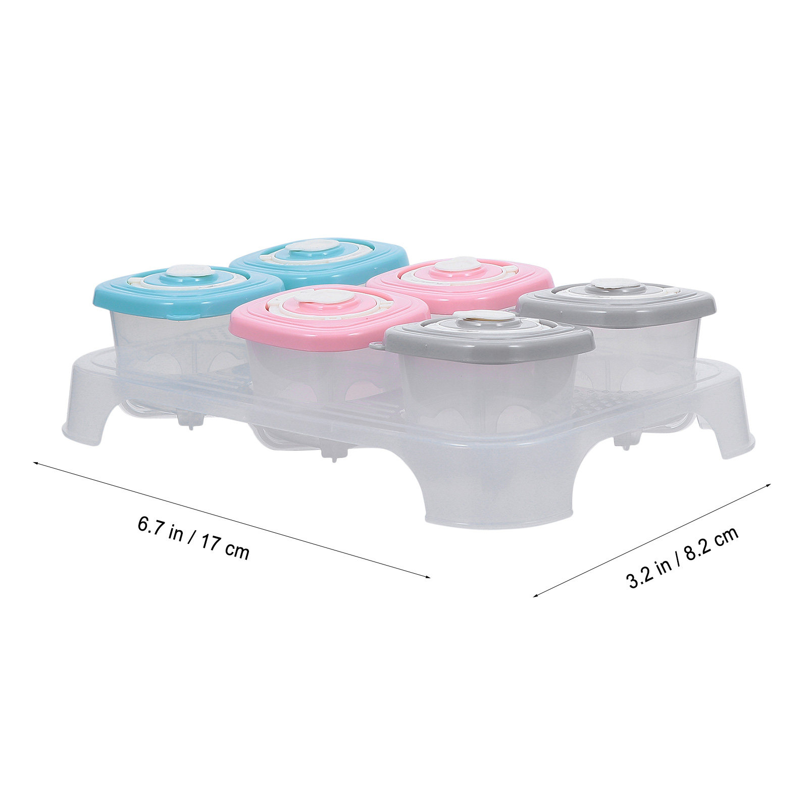 1Set Baby Blocks Food Box Stor - Baby Food Healthy recension och pris