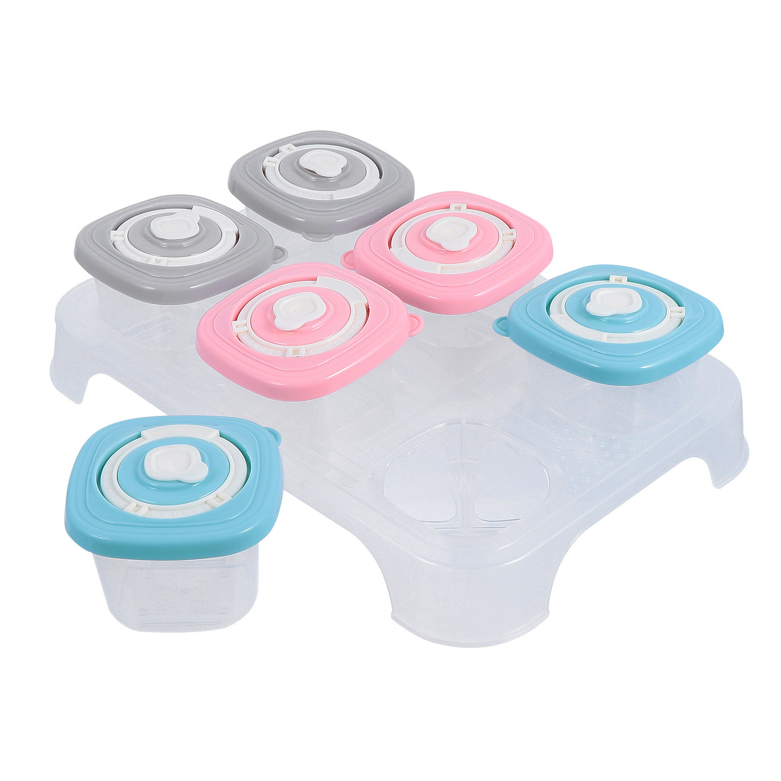 1Set Baby Blocks Food Box Stor - Baby Food Healthy recension och pris