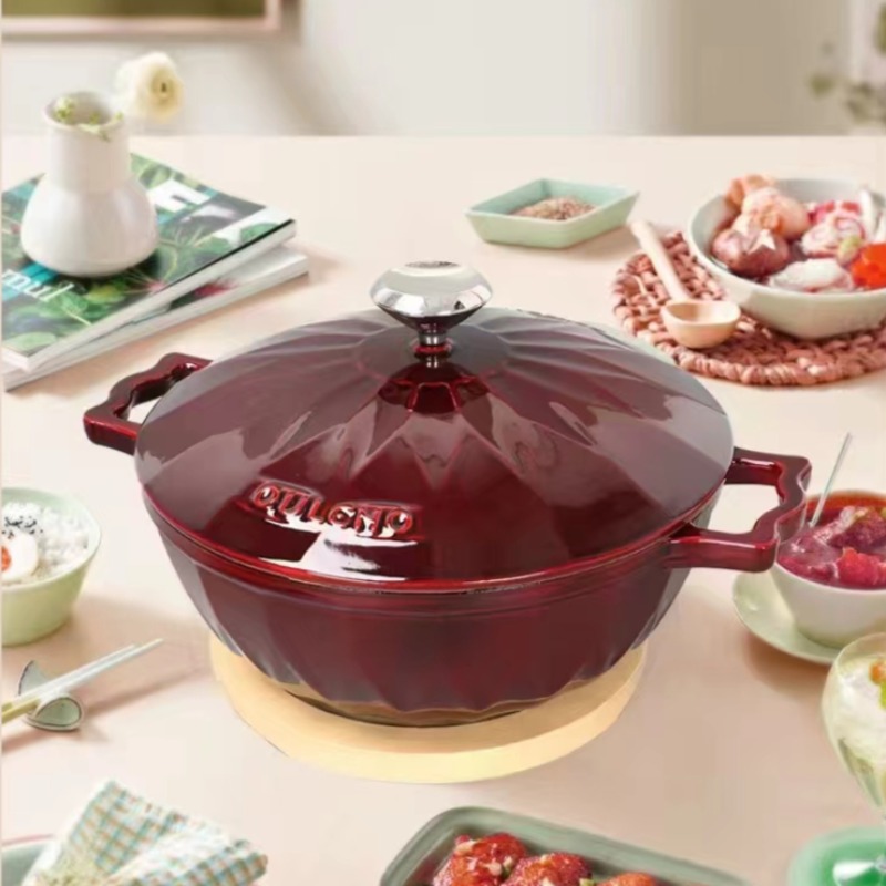 Enameled Cast Iron Dutch Oven  - Baby Food Healthy recension och pris