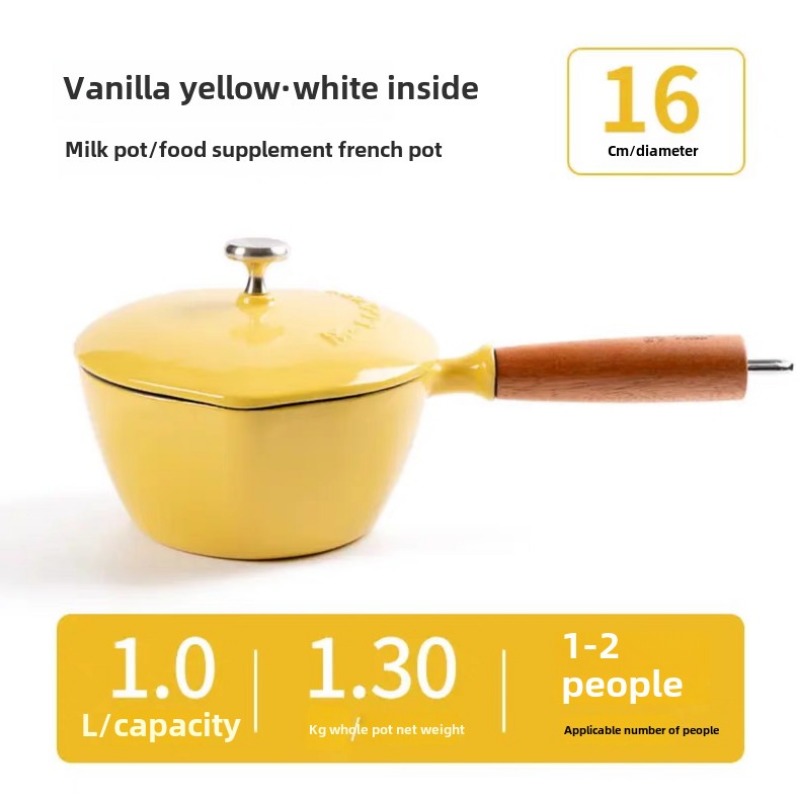 ‌Premium Cast Iron Skillet Non - Baby Food Healthy recension och pris