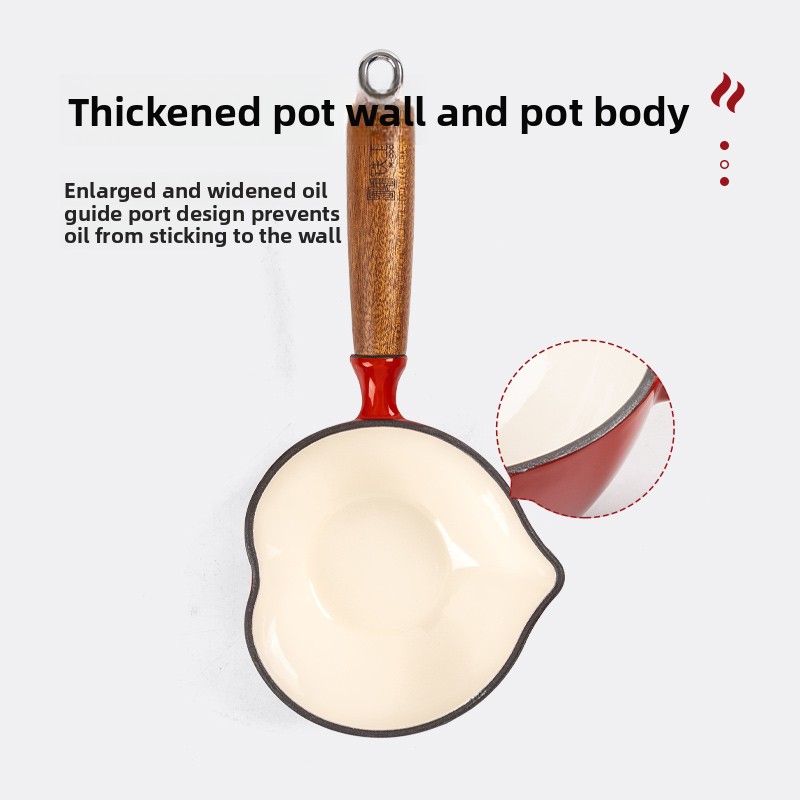 ‌Premium Cast Iron Skillet Non - Baby Food Healthy recension och pris