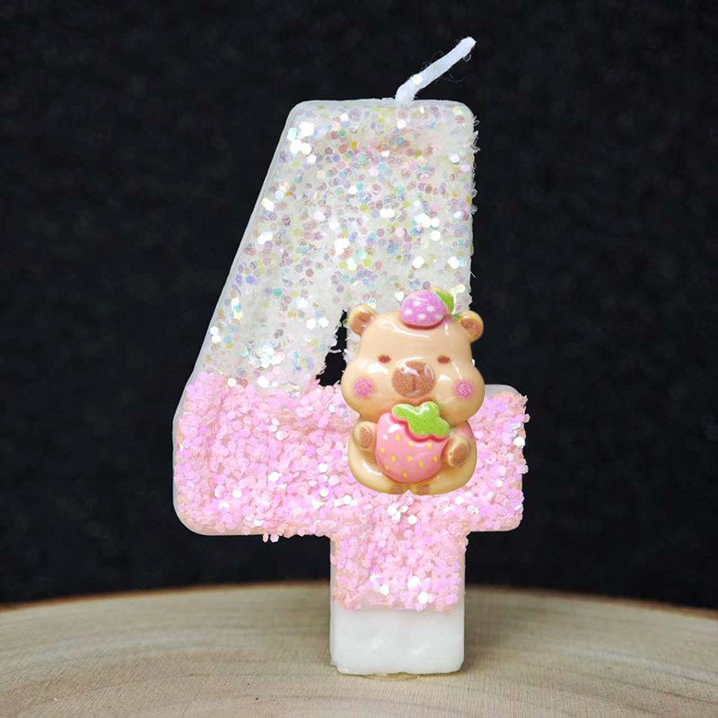 New Capybara Candles Cake Deco - Baby 1 Year Food recension och pris