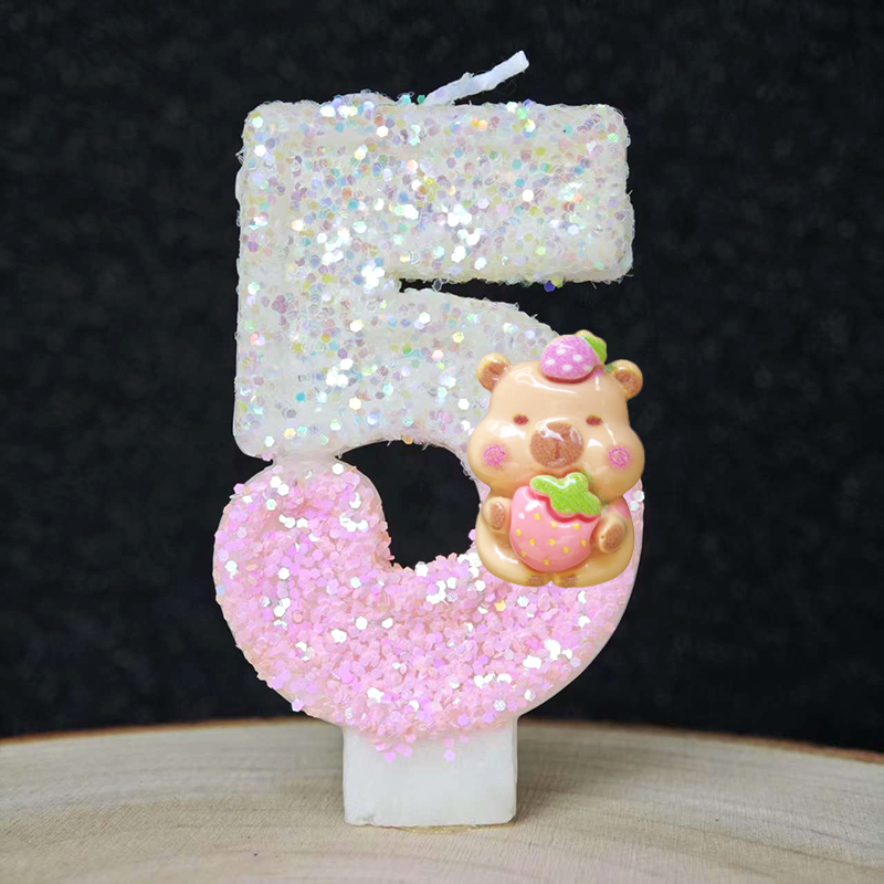 New Capybara Candles Cake Deco - Baby 1 Year Food recension och pris