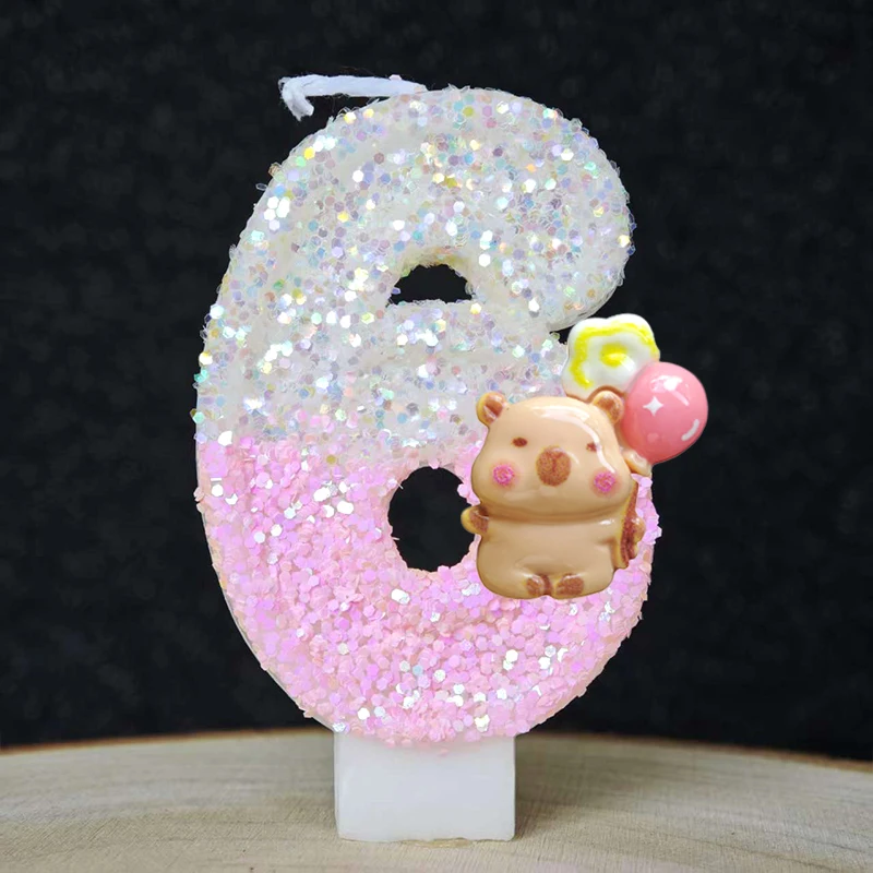 New Capybara Candles Cake Deco - Baby 1 Year Food recension och pris