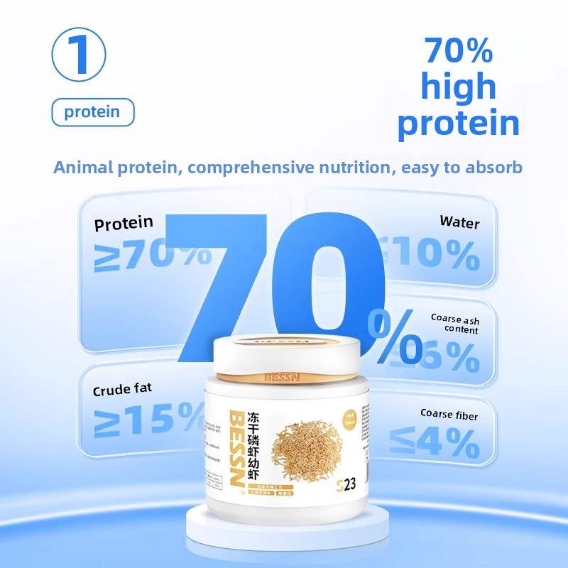 BESSN Freeze-Dried Krill & Bab - Baby Food Shrimp recension och pris