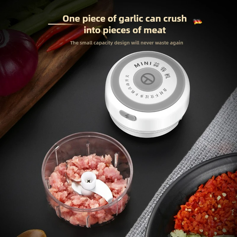 Electric Mini Garlic Chopper 1 - Baby 1 Year Food recension och pris
