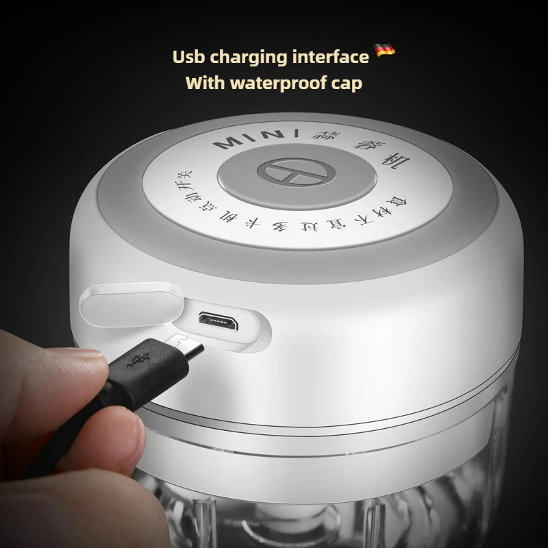 Electric Mini Garlic Chopper 1 - Baby 1 Year Food recension och pris