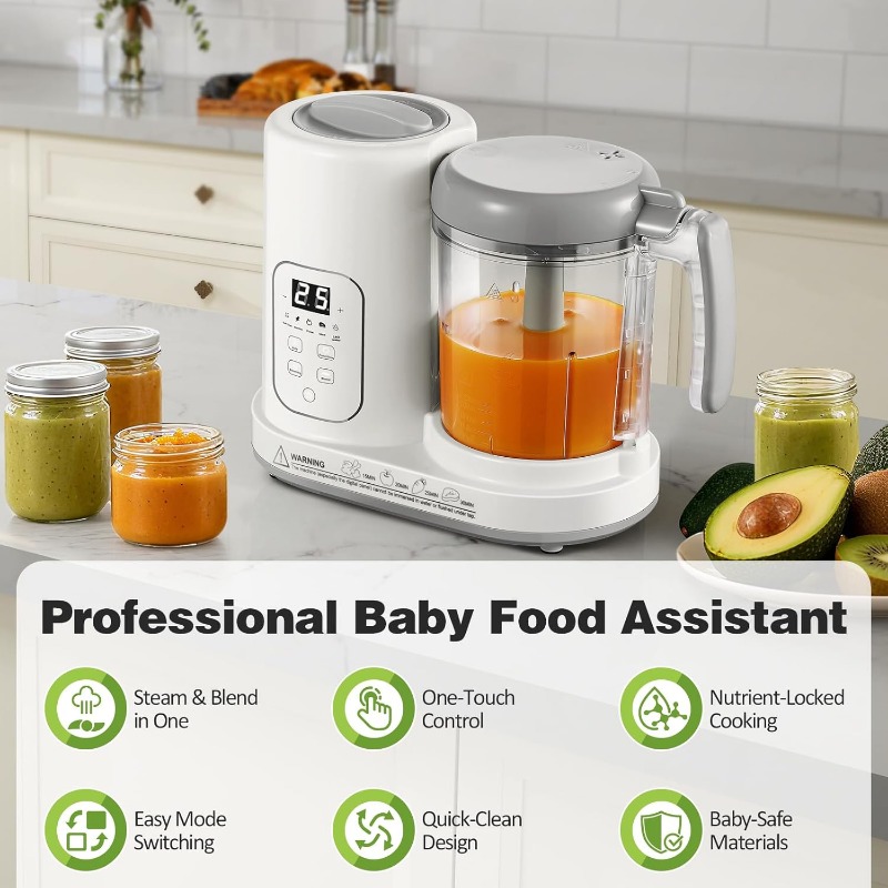 Baby Food Maker Steamer Blende - Baby Food Healthy recension och pris