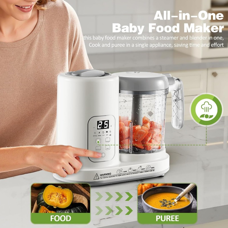 Baby Food Maker Steamer Blende - Baby Food Healthy recension och pris