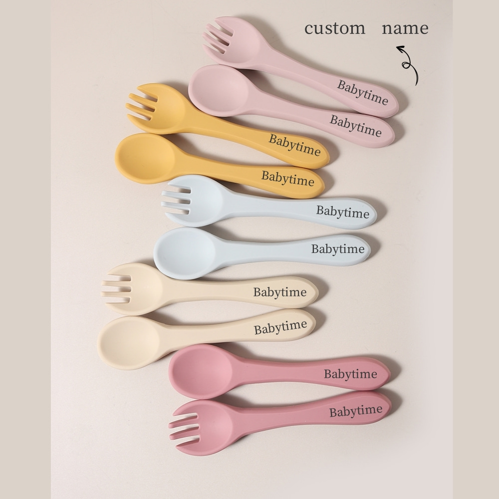 Custom Name 1 Pair Silicone Sp - Baby Food Diet recension och pris