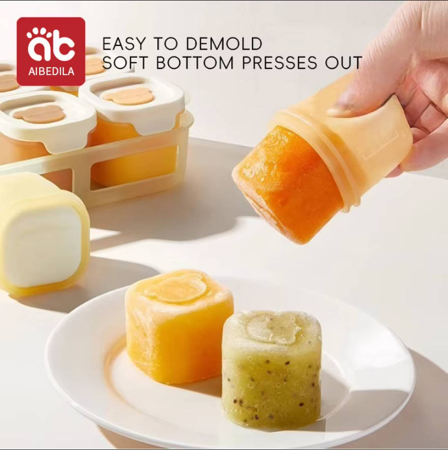 AIBEDILA Baby Silicone Food Fr - Baby Food Glass Jar recension och pris