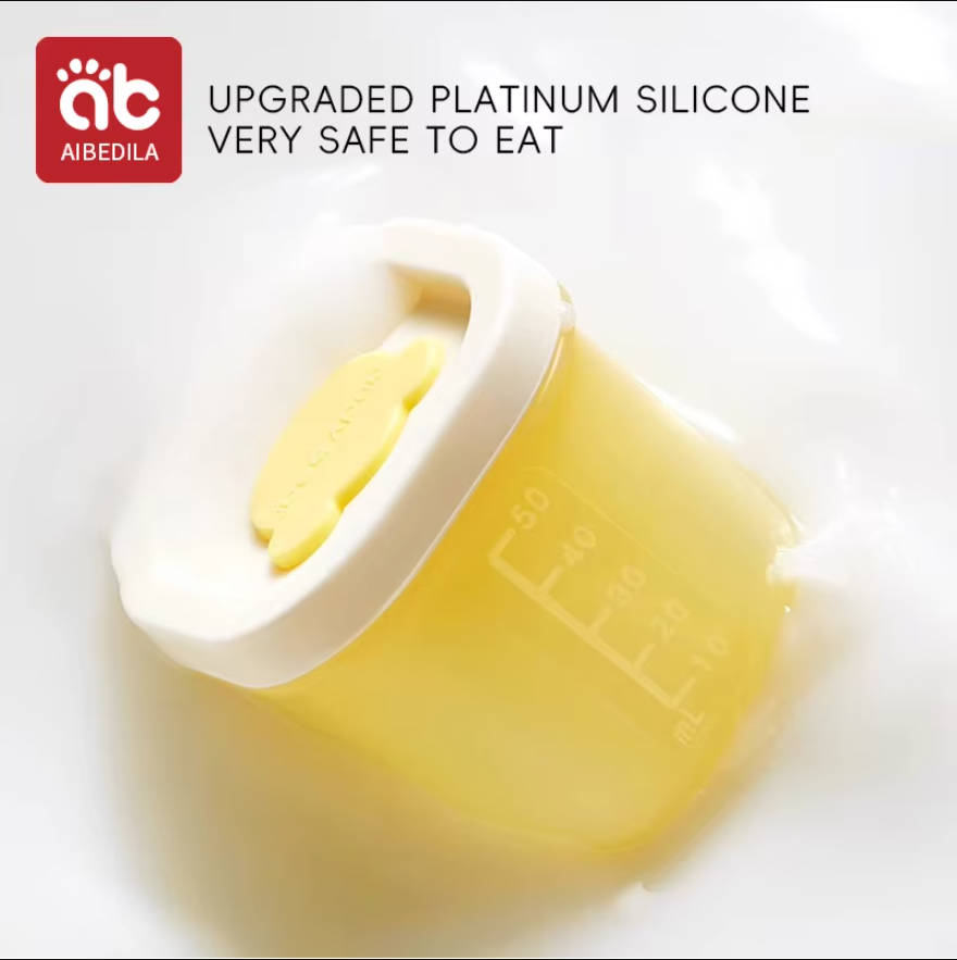 AIBEDILA Baby Silicone Food Fr - Baby Food Glass Jar recension och pris