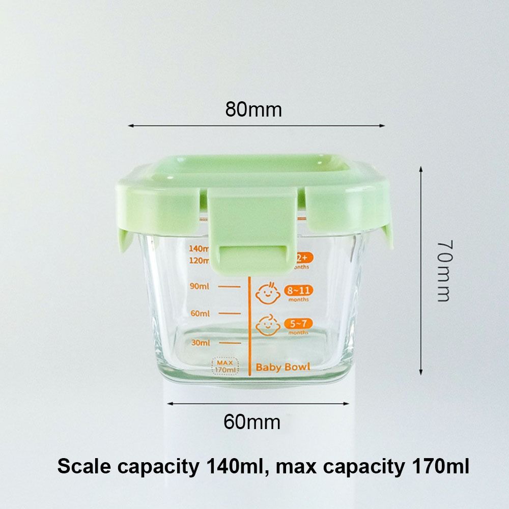 New 170ml Food Storage Box Fro - Baby Food Glass Jar recension och pris