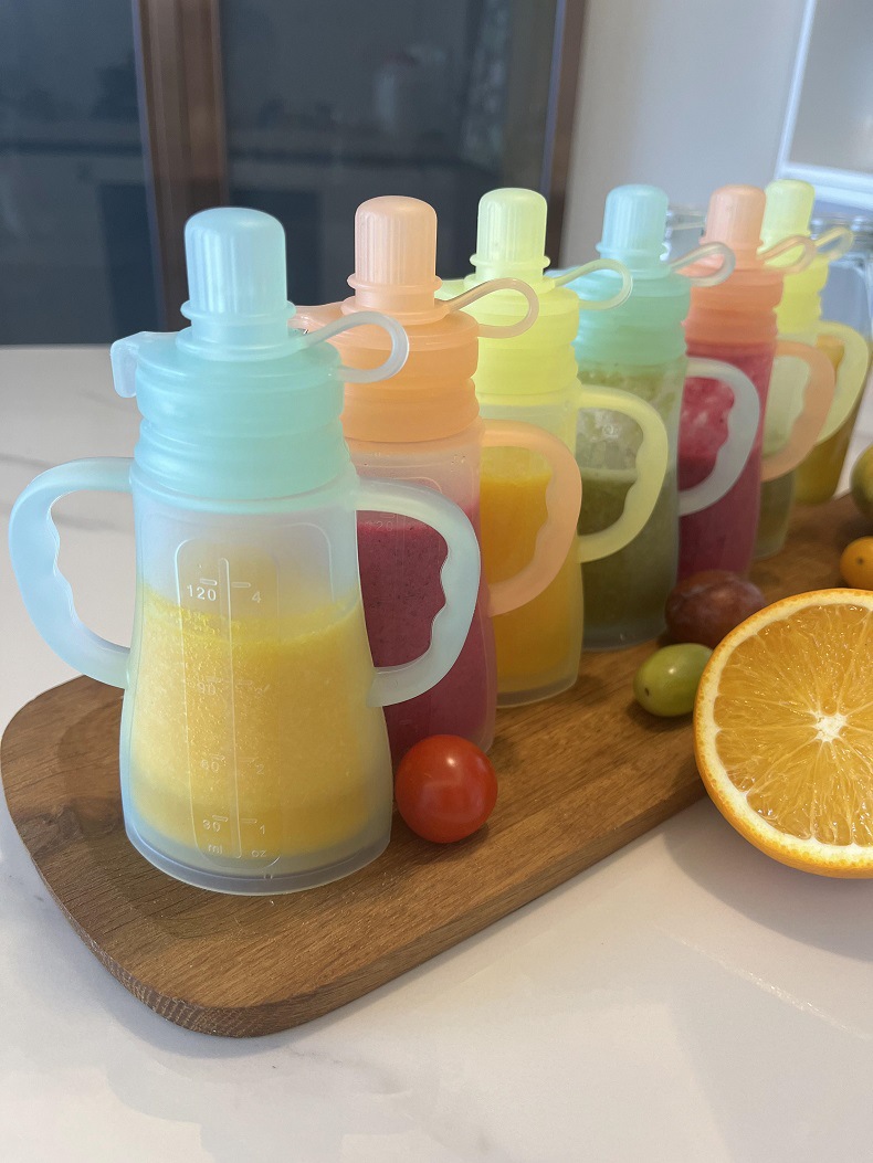New Reusable Silicone Breast M - Baby Food Diet recension och pris