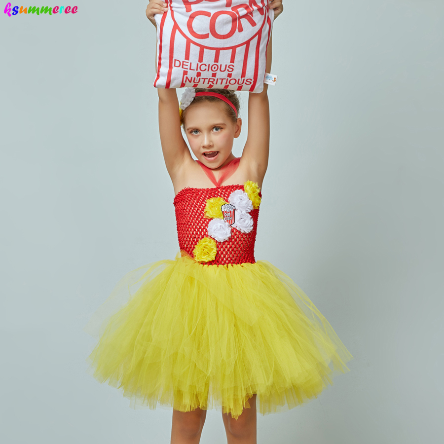 Fancy Popcorn Girl Tutu Dress  - Baby Food Intake recension och pris