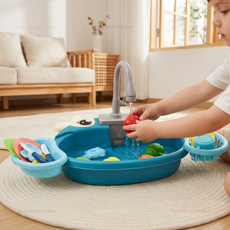 Kids Electric Play Sink Toy Wi - Baby Food Quantity recension och pris