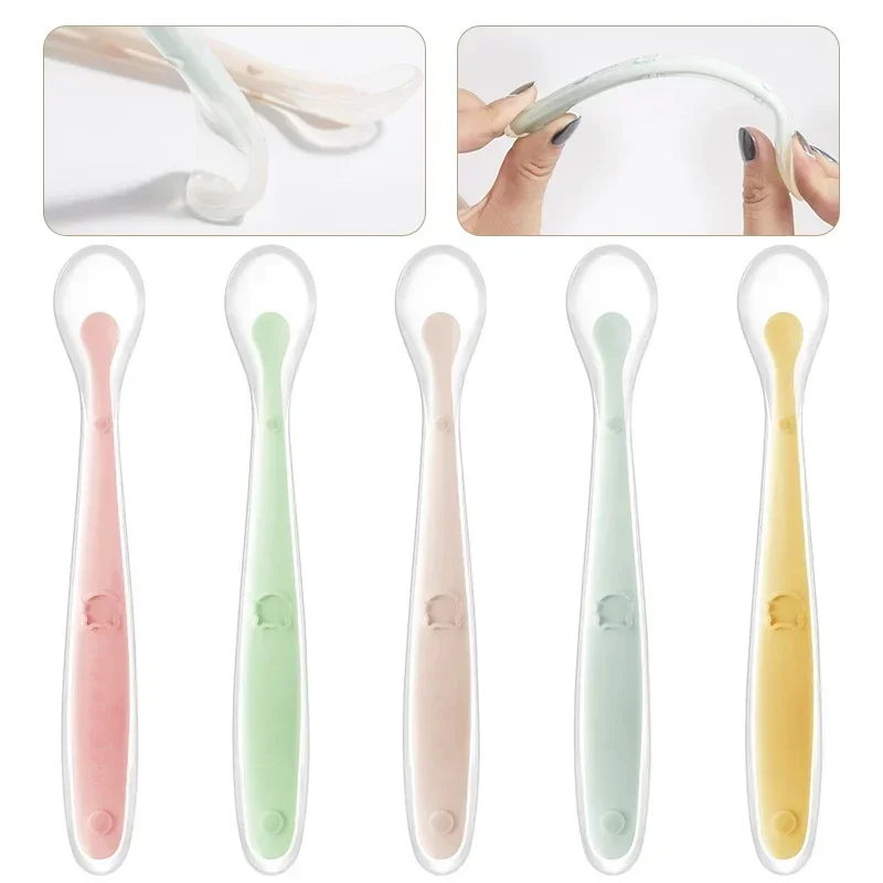 Soft Silicone Baby Spoon Toddl - Baby Food Diet recension och pris