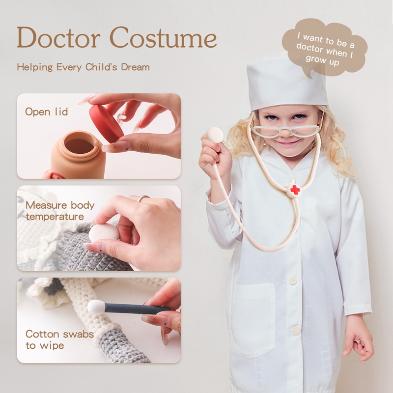 Doctor Toys Pretend Silicone P - Baby Food Quantity recension och pris
