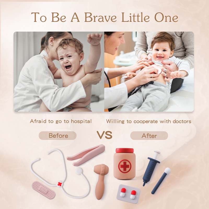 Doctor Toys Pretend Silicone P - Baby Food Quantity recension och pris