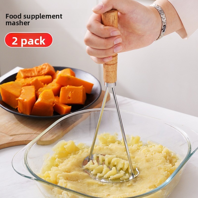 Stainless Steel Potato Masher, - Baby Food Healthy recension och pris